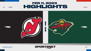 NHL Highlights | Devils vs. Wild - February 11, 2023