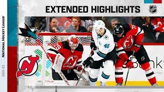 San Jose Sharks vs New Jersey Devils | Nov.30, 2021 | Game Highlights | NHL 2022 | Обзор матча