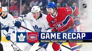 Торонто Мэйпл Лифс - Монреаль Канадиенс | 6 апреля, 2024 | Обзор матча | Регулярный сезон НХЛ