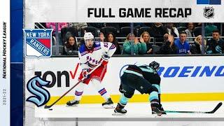 New York Rangers vs Seattle Kraken | Oct.31, 2021 | Game Highlights | NHL 2022 | Обзор матча