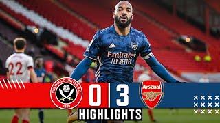 Sheffield United 0-3 Arsenal | EPL Premier League Highlights | Lacazette goals down Blades