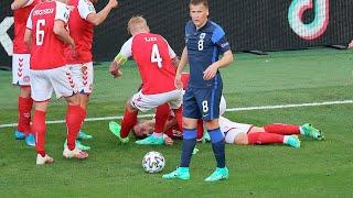 Страшный инцидент на Евро-2020: датский футболист Кристиан Эриксен потерял сознание во время матча