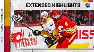 Nashville Predators vs Calgary Flames | Nov.02, 2021 | Game Highlights | NHL 2022 | Обзор матча