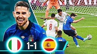 ДОШЛИ ДО ФИНАЛА! Обзор матча Италия - Испания 1:1 | ЕВРО 2020