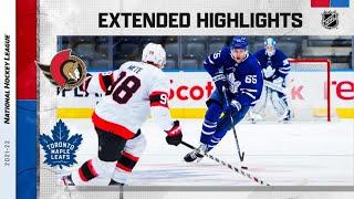 Ottawa Senators vs Toronto Maple Leafs | Jan.01, 2022 | Game Highlights | NHL 2022 | Обзор матча