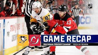 Питтсбург Пингвинз - Нью-Джерси Дэвилз | 2 апреля, 2024 | Обзор матча | Регулярный сезон НХЛ