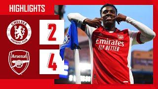 HIGHLIGHTS | Chelsea vs Arsenal (2-4) | Premier League | Nketiah (2), Smith Rowe, Saka