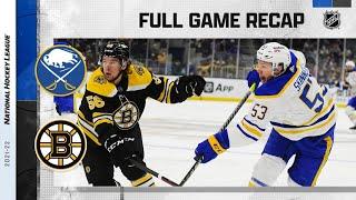 Buffalo Sabres vs Boston Bruins | Jan.01, 2022 | Game Highlights | NHL 2022 | Обзор матча