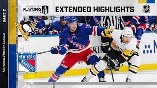 Pittsburgh Penguins vs New York Rangers | First round | Game 2 | Stanley Cup 2022 | Обзор матча