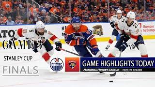 Florida Panthers vs Edmonton Oilers Game 3 Full Highlights (06/13/24) | NHL Stanley Cup Finals