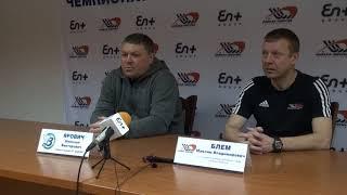 Пресс-конференция после матча "Байкал-Энергия" - "Водник", 3 марта 2020 года