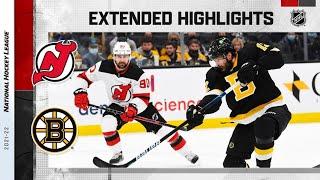 New Jersey Devils vs Boston Bruins | Jan.04, 2022 | Game Highlights | NHL 2022 | Обзор матча