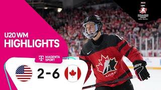 USA - Kanada | Highlights IIHF U20 Eishockey-WM 2023