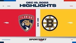 NHL Highlights | Panthers vs. Bruins - December 19, 2022