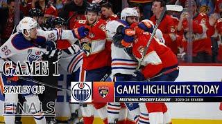 Edmonton Oilers vs Florida Panthers (6/8/24) Full Game 1 Stanley Cup Final | 2024 NHL Season
