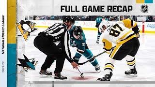 Pittsburgh Penguins vs San Jose Sharks | Jan.15, 2022 | Game Highlights | NHL 2022 | Обзор матча