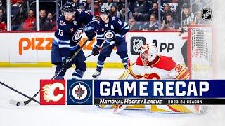 Калгари Флэймз - Виннепег Джетс | 4 апреля, 2024 | Обзор матча | Регулярный сезон НХЛ