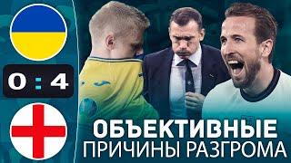 Тотальный ПРОВАЛ Украины • Украина Англия 0 4 обзор матча