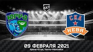 Видеообзор матча ВХЛ Югра - СКА-Нева (4:1)