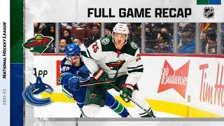 Minnesota Wild vs Vancouver Canucks | Oct.26, 2021 | Game Highlights | NHL 2022 | Обзор матча