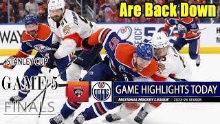 Stanley Cup Finals Full Game 5 Highlights | Edmonton Oilers vs Florida Panthers | Ain’t done yet ???
