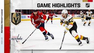 Golden Knights @ Capitals 1/24/22 | NHL Highlights