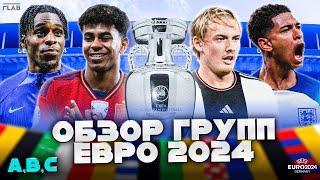 Евро 2024 | Фавориты и Аутсайдеры Групп - A,B,C (Часть1)