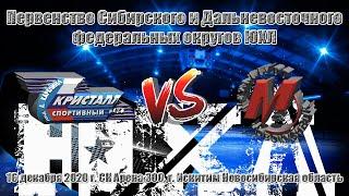16.12.20 Кристалл (Бердск) vs Металлург (Новокузнецк) Первенство ЮХЛ