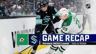 Даллас Старз - Сиэтл Кракен | 30 марта, 2024 | Обзор матча | Регулярный сезон НХЛ