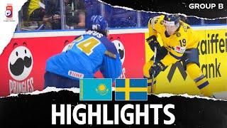 Highlights | Kazakhstan vs. Sweden | 2024 #MensWorlds