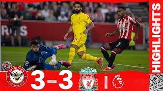 Highlights: Brentford 3-3 Liverpool | Salah scores 100th Liverpool league goal but Reds held