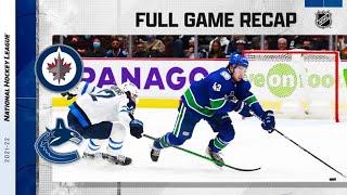 Winnipeg Jets vs Vancouver Canucks | Nov.19, 2021 | Game Highlights | NHL 2022 | Обзор матча