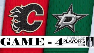 Calgary Flames vs Dallas Stars | First round | Game 4 | Stanley Cup 2022 | Обзор матча