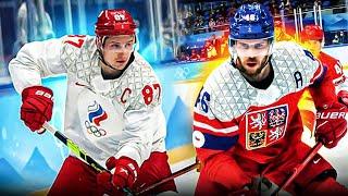 РОССИЯ - ЧЕХИЯ || ХОККЕЙ || ОЛИМПИАДА 2022 || ГРУППА В || NHL 22